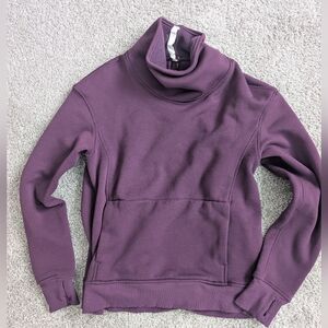 Lululemon Scuba Funnel Neck Hoodie Plum – Size 8